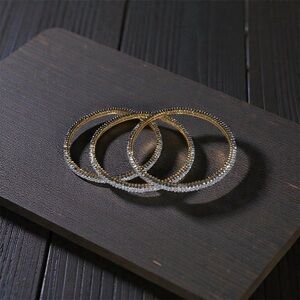 Elegant Gold and Silver Bracelet